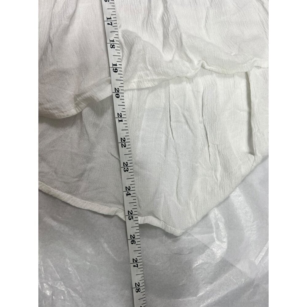 Sim & Sam Women's Lightweight White Long Sleeve Top - Picture 7 of 7